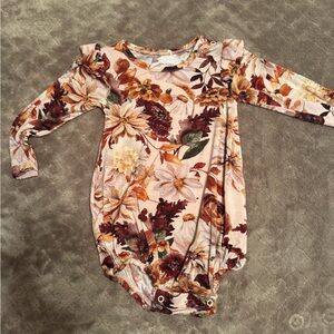 Posh Peanut bamboo floral romper